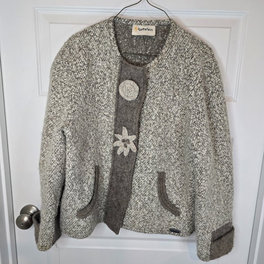 Gottstein Gray Wool Sweater